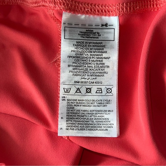 adidas Women's Coral Athletic Bike Shorts - Picture 7 of 8
